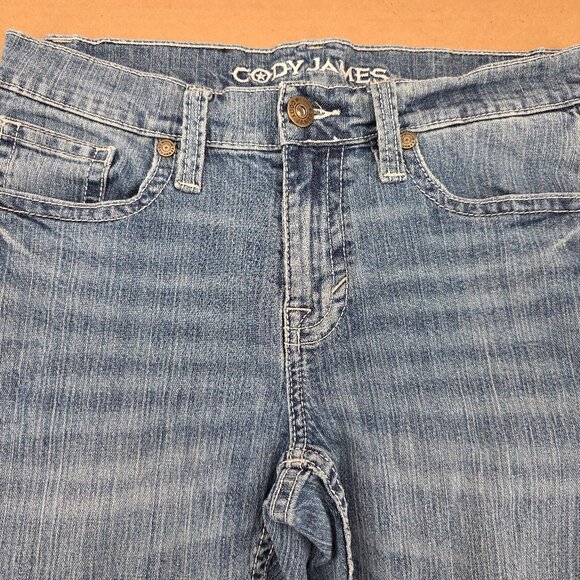 Cody James Mens 30x32 Straight Leg Blue Denim Workwear Comfort Classics Western - Picture 3 of 12